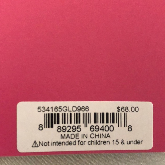 Betsey Johnson Burnished Gold Tone Butterfly Handbag Charm Key Fob Crystal NWT - Picture 15 of 16